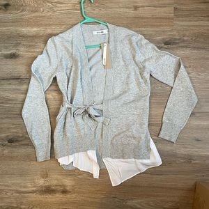 NWT DO + BE Wrap Cardigan